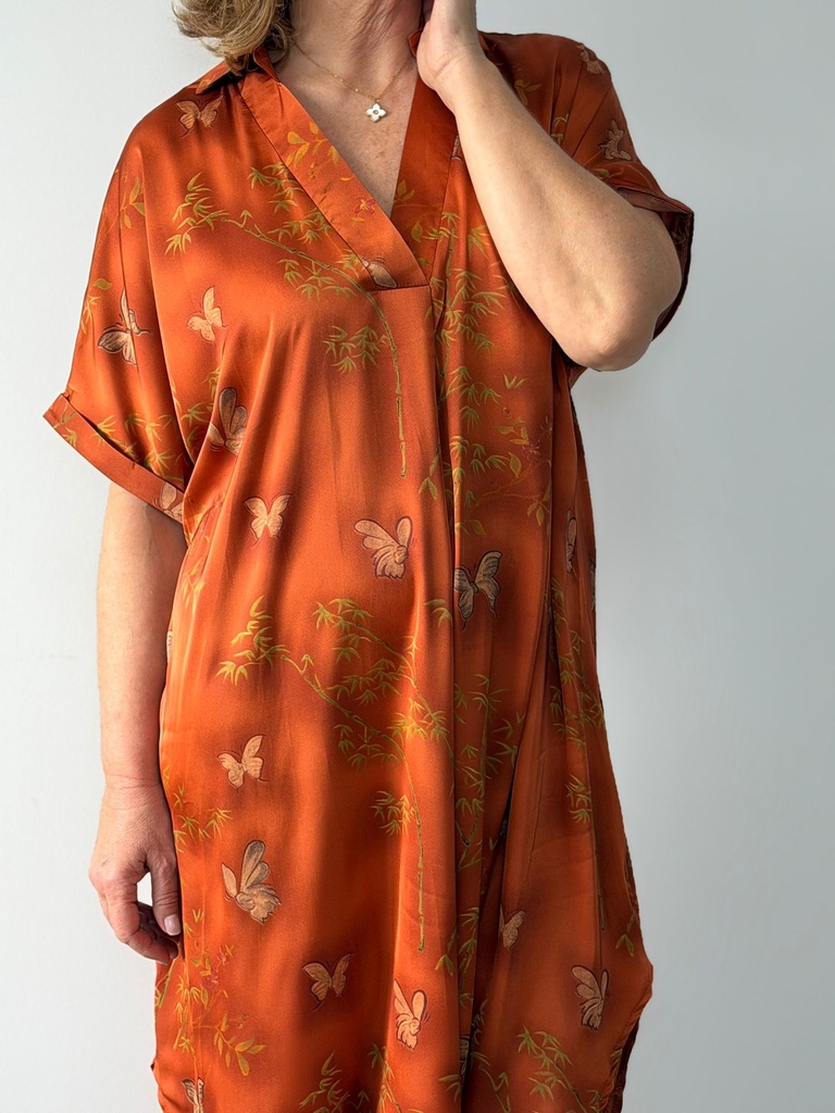 VESTIDO AMAPOLA CORAL