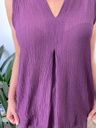 Camisa Bambula Berenjena