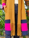 Cardigan Fringes camel