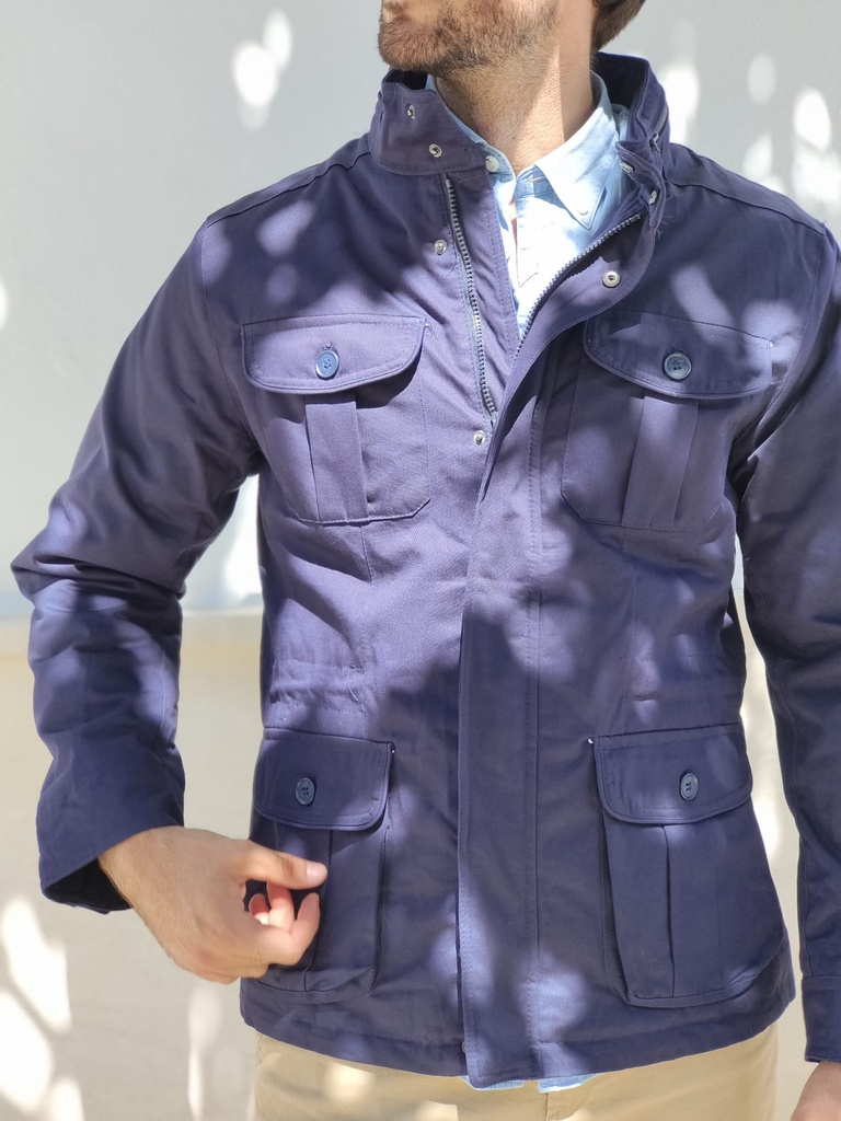 Chaqueta Sahariana marino