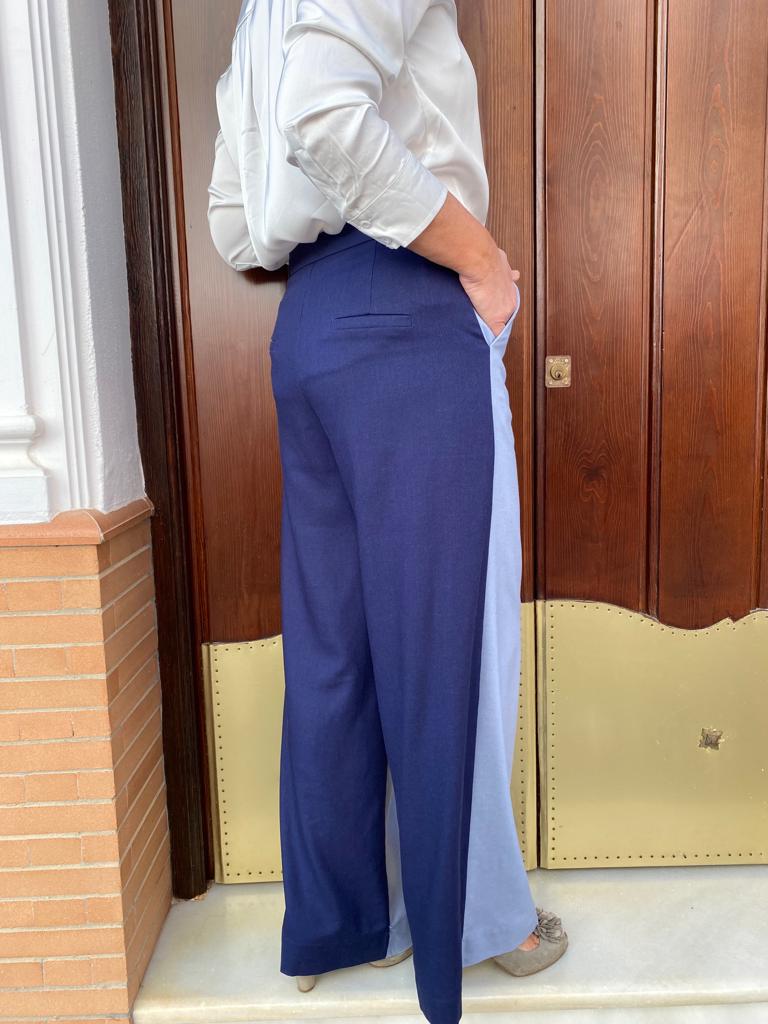 Pantalón Sastre Azul