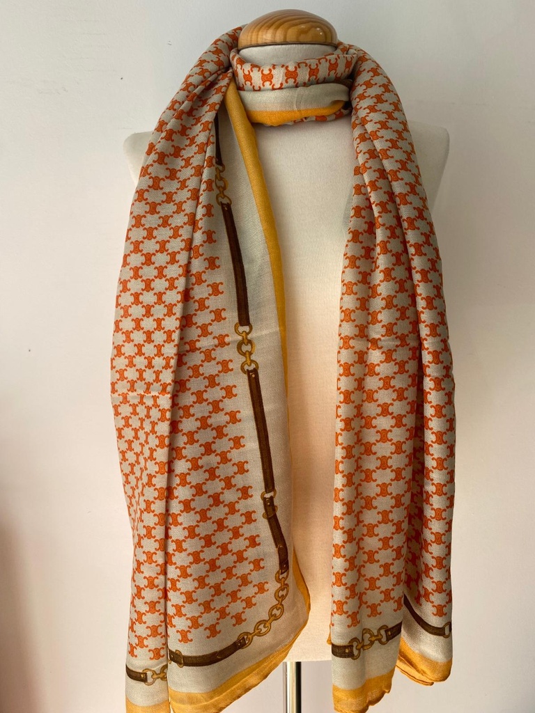 Foulard Cadena Naranja