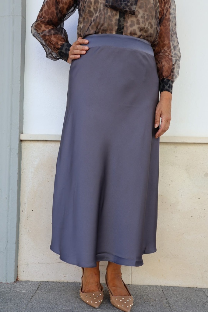 Falda Orquídea Gris  REBAJADO 30%