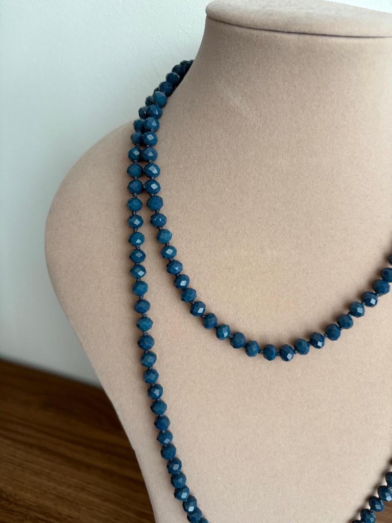 Collar NUDOS Azul Ducado