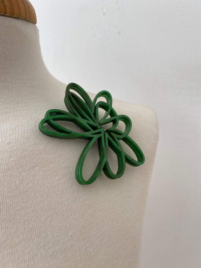 Broche Garabato Verde