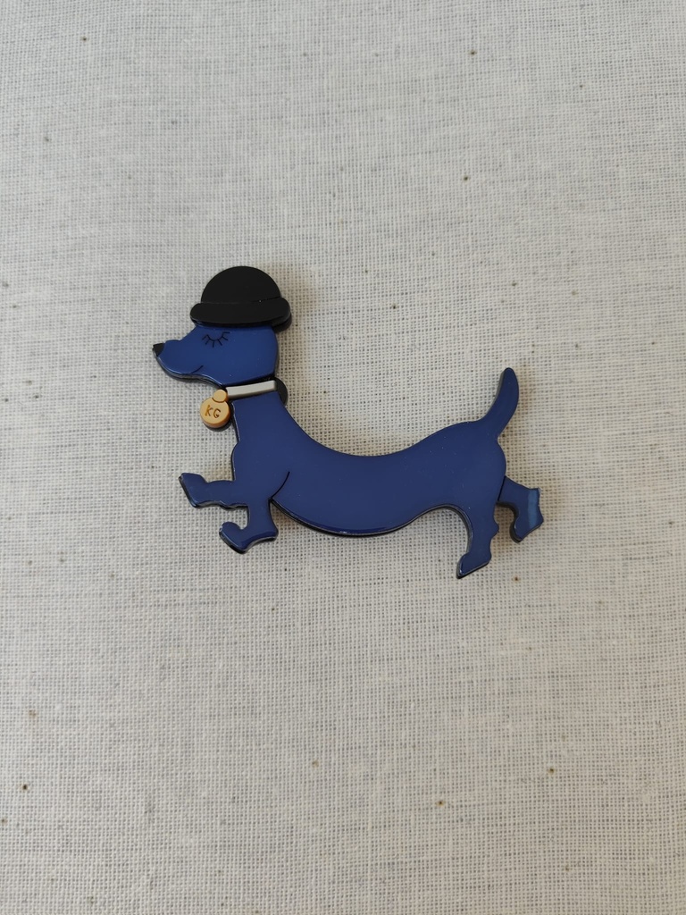 Broche Perrito Azul