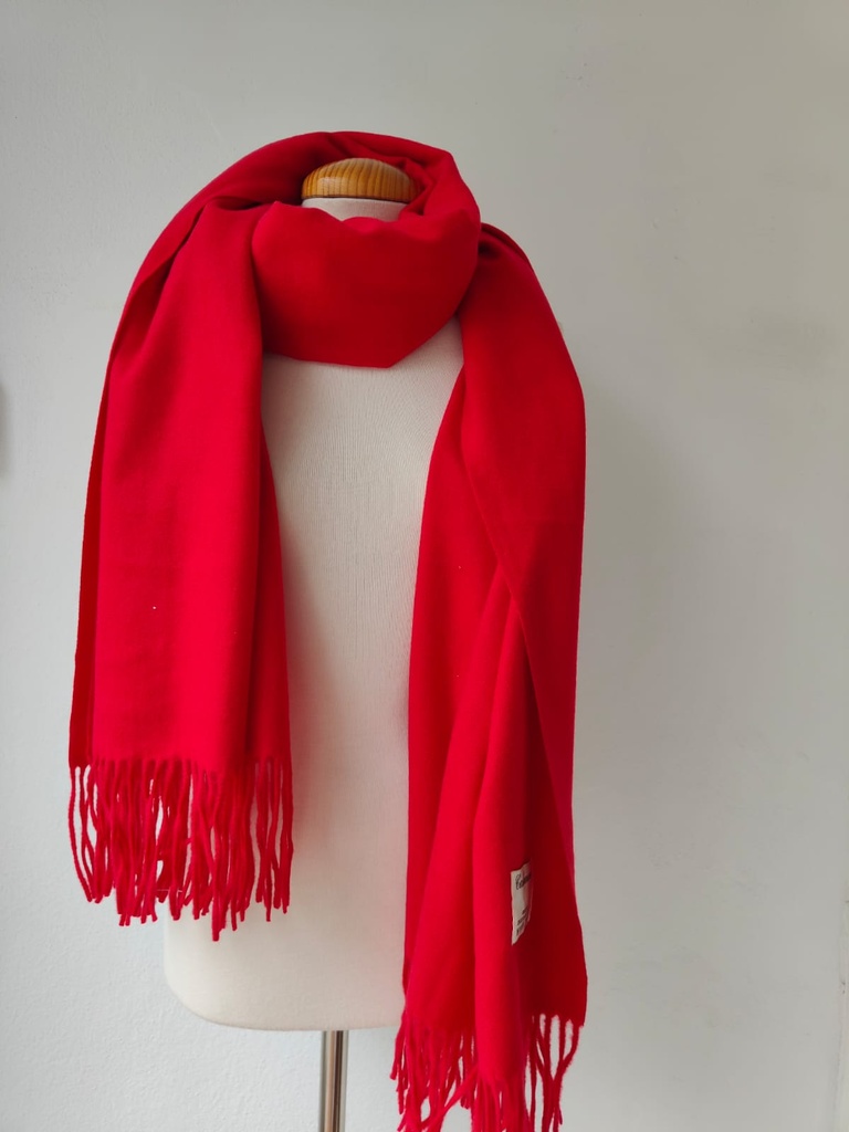 Pashmina Nevada Roja