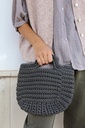 Bolso Trenzado Mini Gris