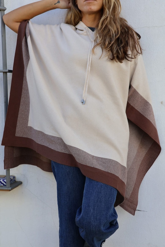 Poncho Alegría Beige