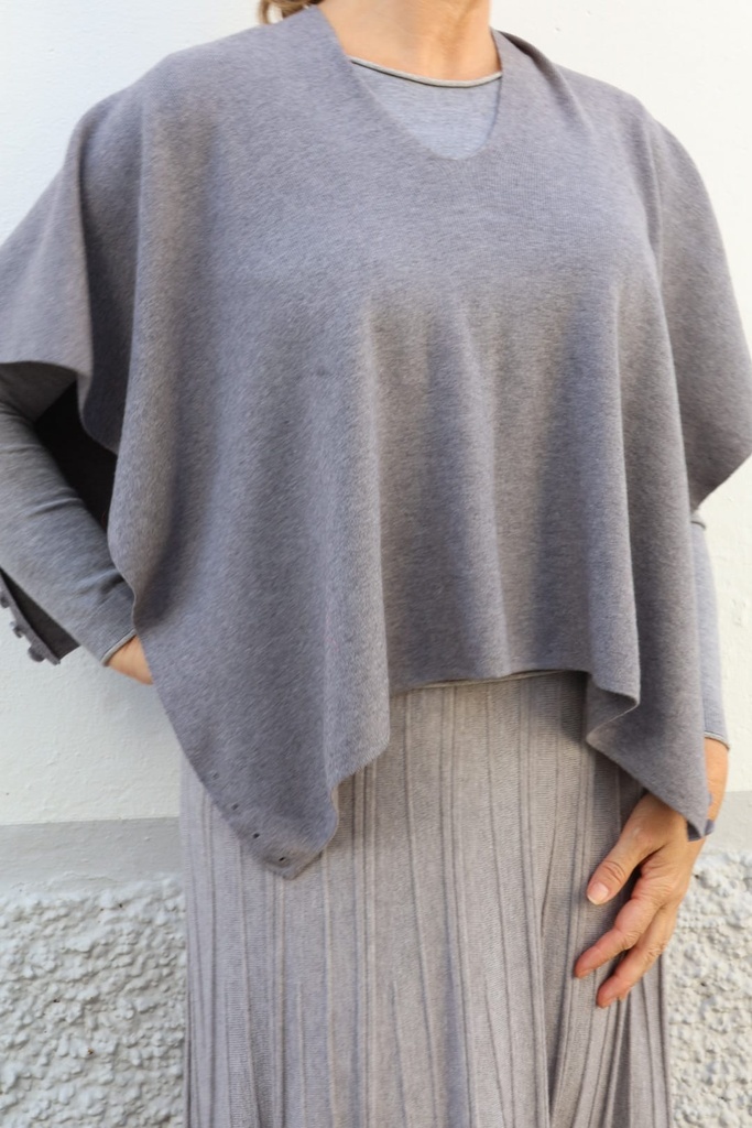 Poncho LEVIS  Gris