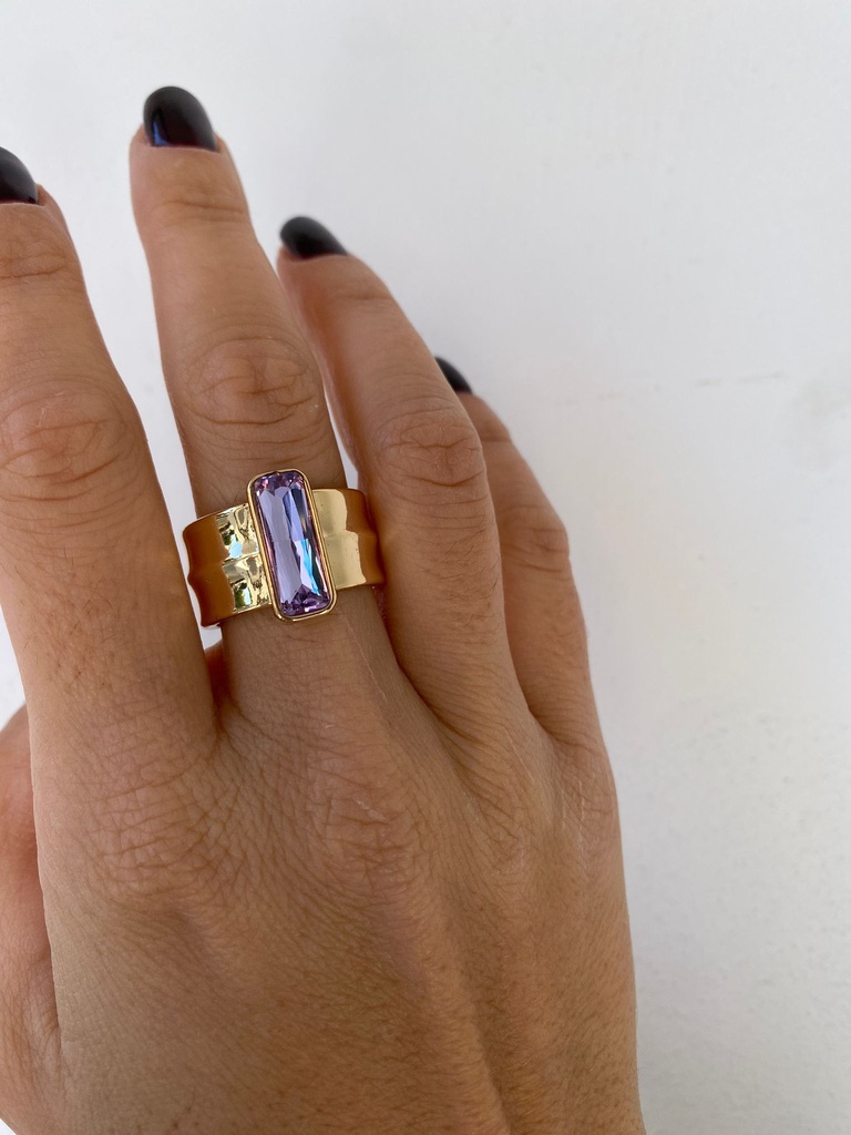 Anillo CROMO Morado