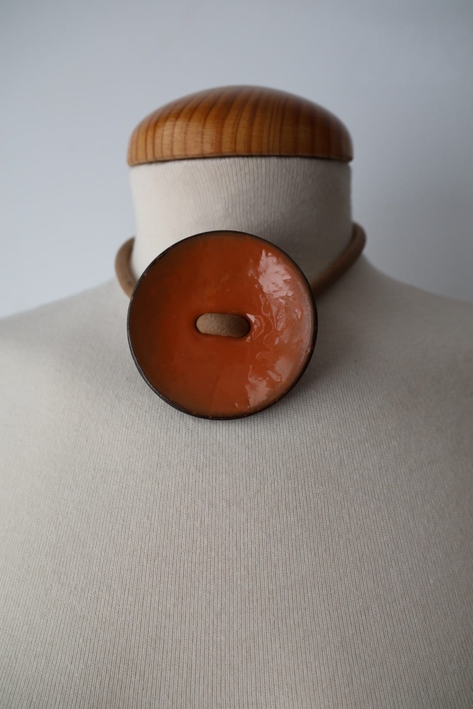 Choker MOSCADA TEJA REBAJADO 50%