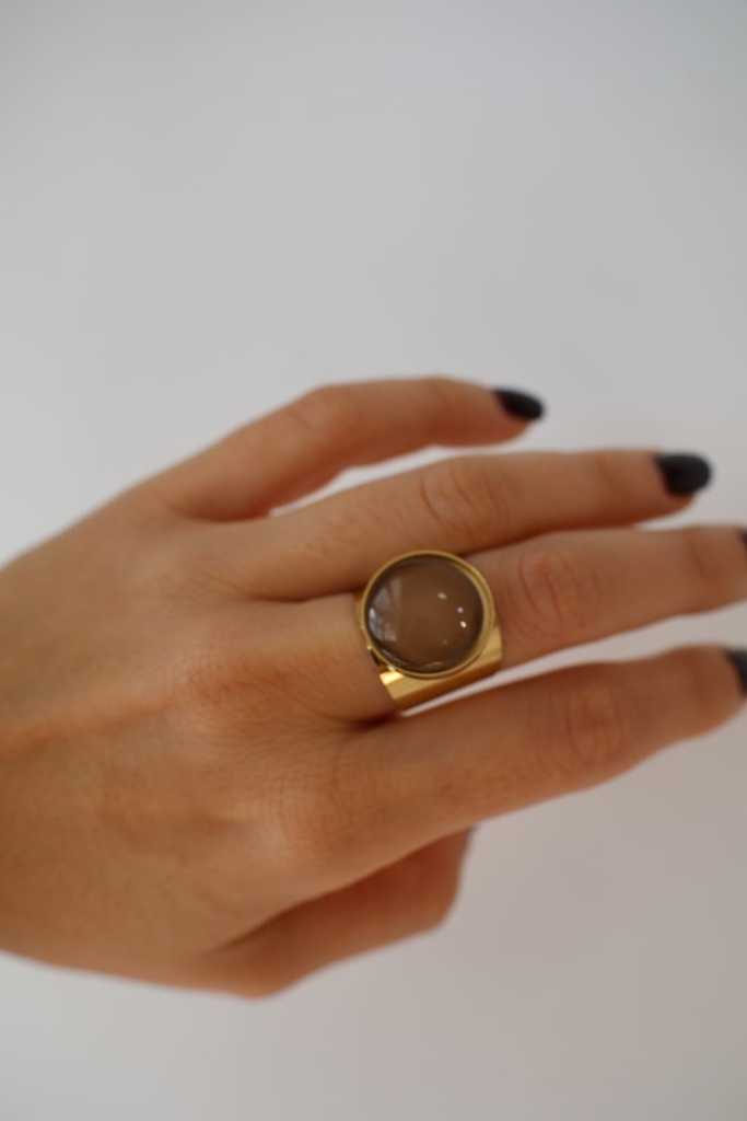 Anillo ROSAL Camel