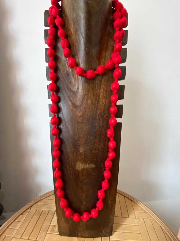 Collar Forrado Rojo