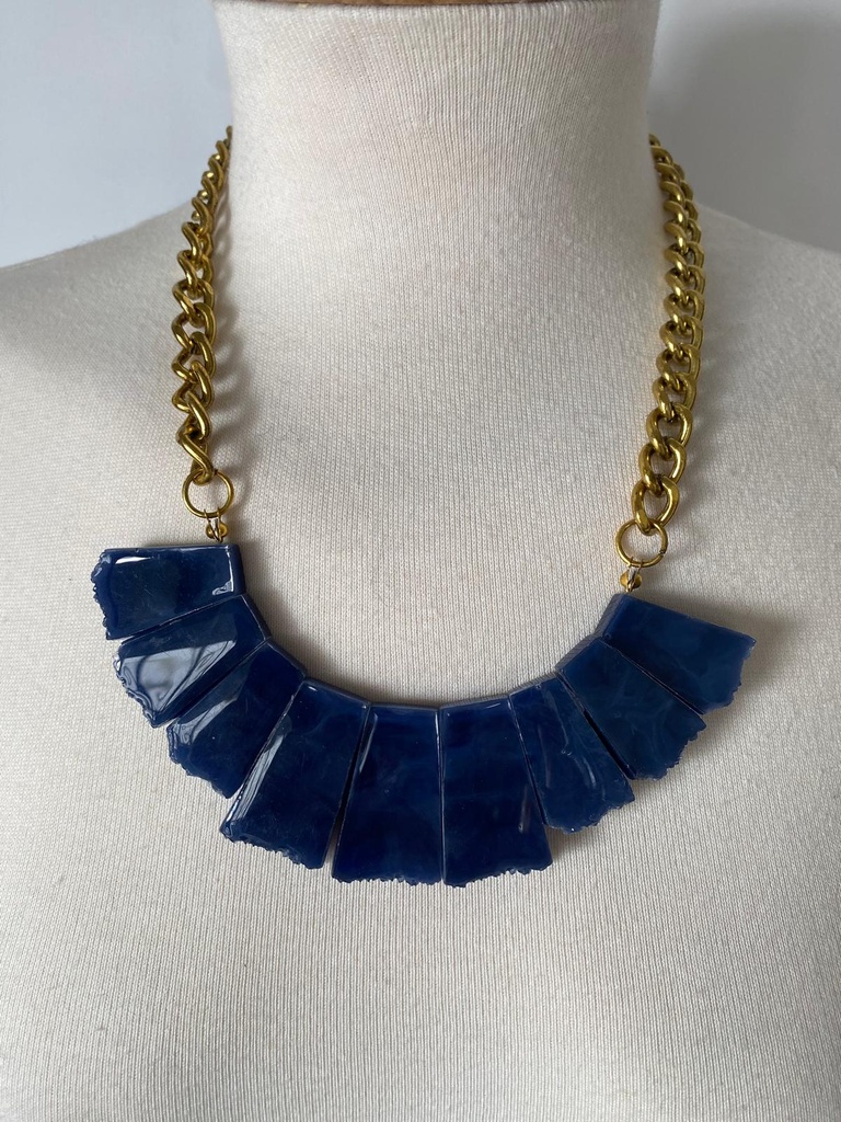 Collar MARMOL Azul