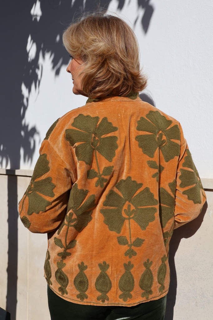 Chaqueta MARÍA Calabaza-Kaki