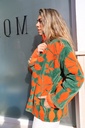 Chaqueta MARÍA Verde-Naranja