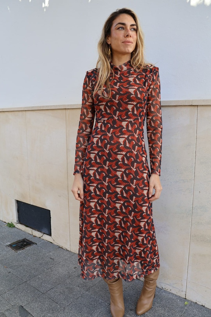 Vestido GROSELLA Naranja