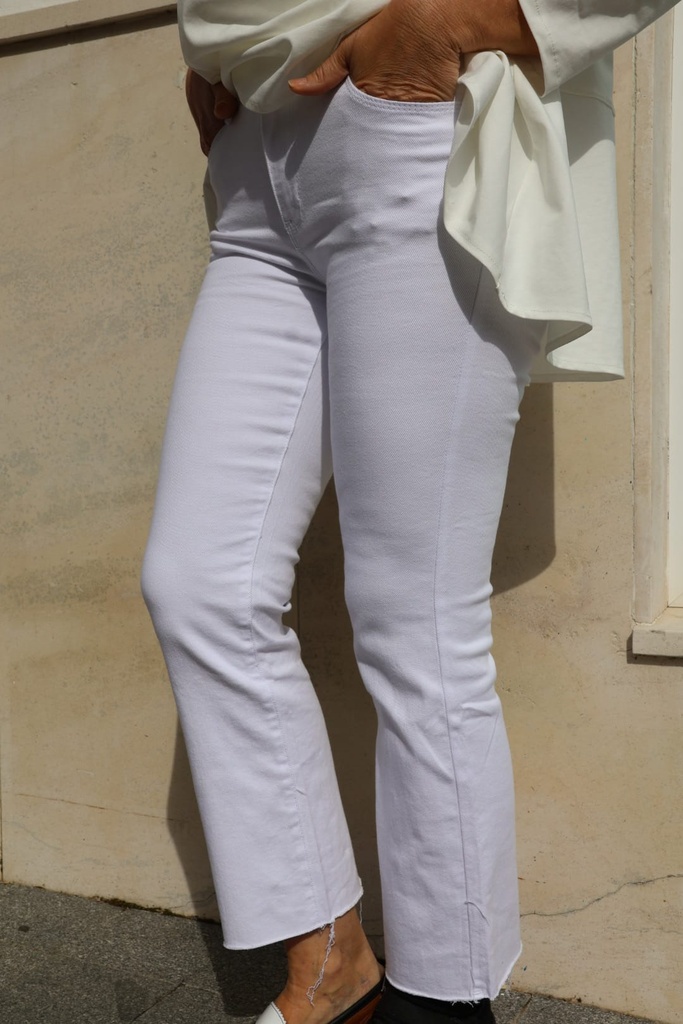 Vaquero BLANCA Blanco  REBAJADO 50% TALLA 42