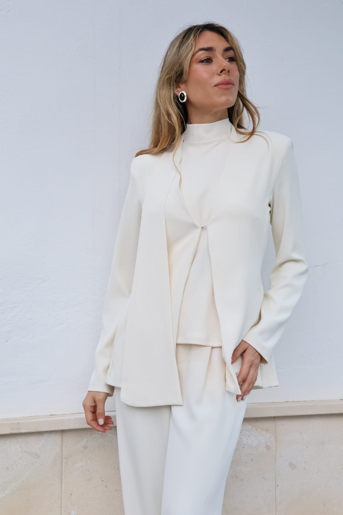 Chaqueta CHARLOTTE Marfil