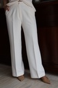 Pantalón MILENA Crep Blanco. Tallas. 42-44