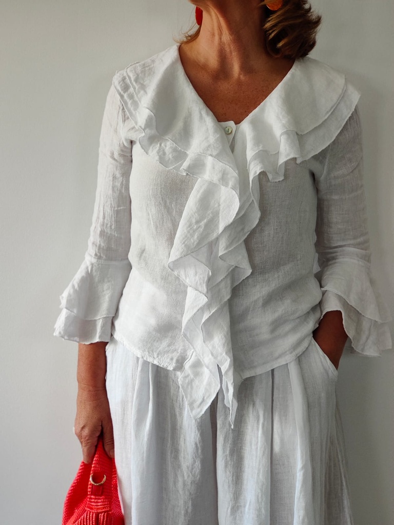 Camisa CALABRIA Blanca  REBAJADO 40%