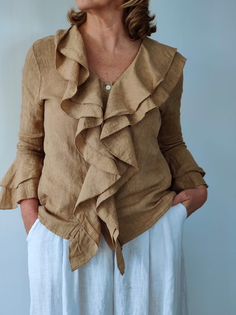 Camisa CALABRIA Camel