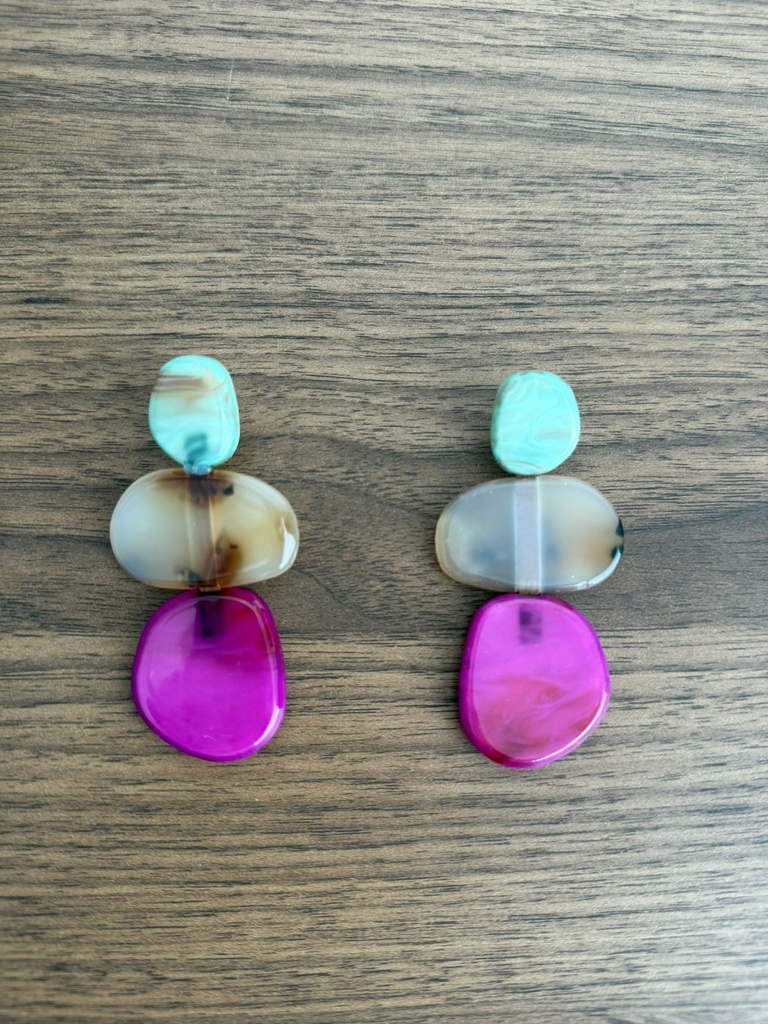 Pendiente CEREZAL Rosa