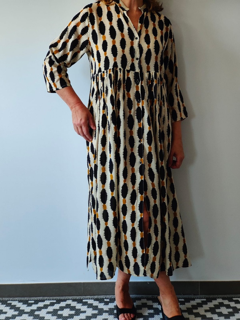 Vestido HOJUELA Cactus