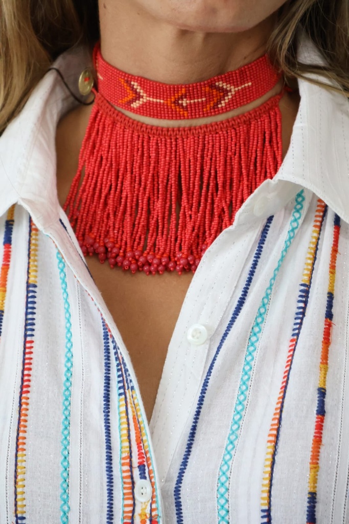 Collar INDIO Rojo