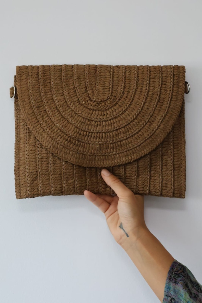 Bolso DEMANO Cuadrado Chocolate