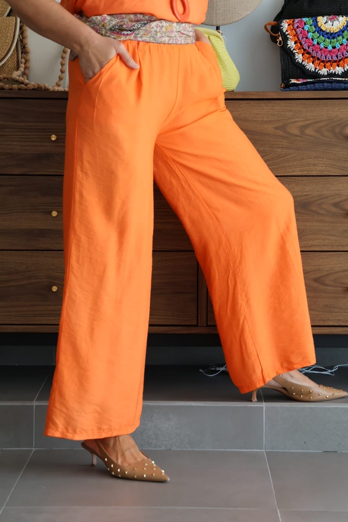 Pantalón ALBI Naranja. REBAJADO 30%