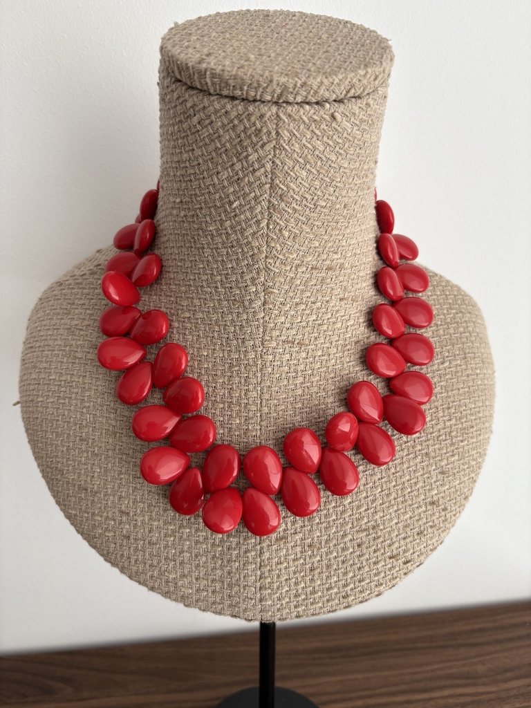 Collar Melasa Rojo