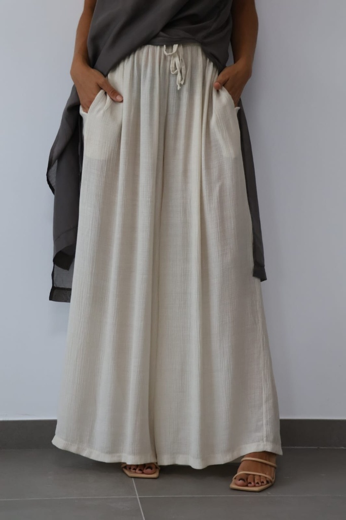 Pantalón LEA Marfil