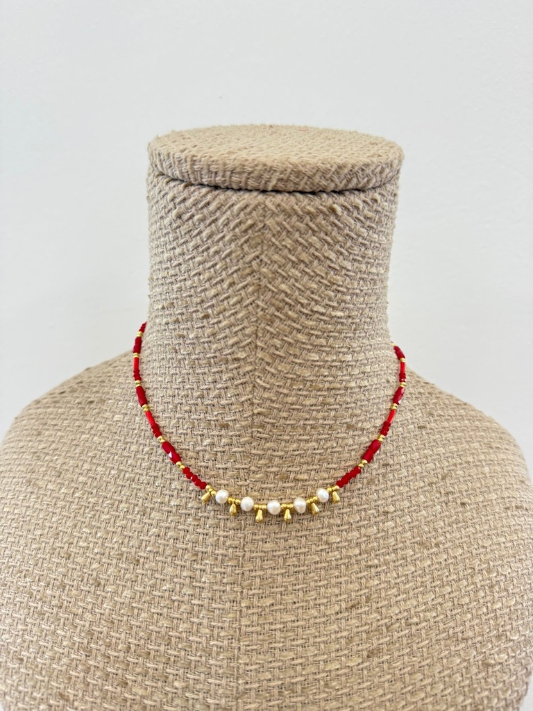 Collar PERLITA Azul  REBAJADO %