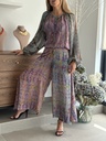 Conjunto LLANES Liso Morado