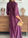 Vestido SUANCES Berenjena