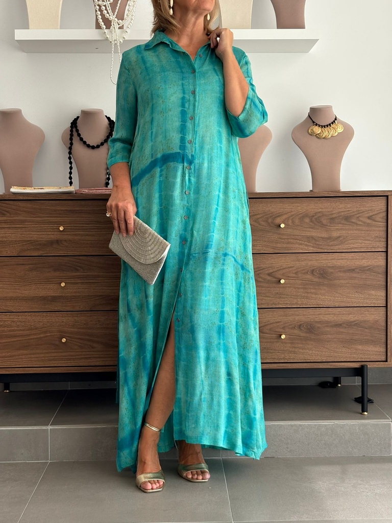 Vestido SUANCES Turquesa