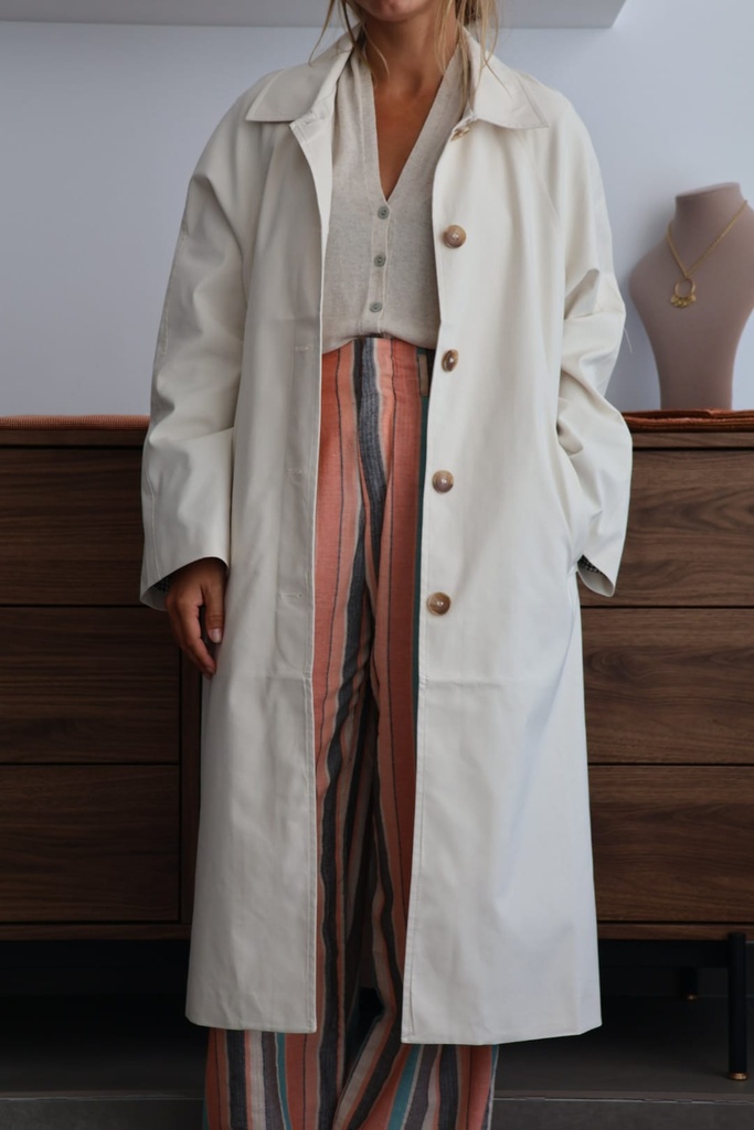 Gabardina CALISTA Marfil