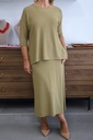 Falda ELVIRA Verde Musgo