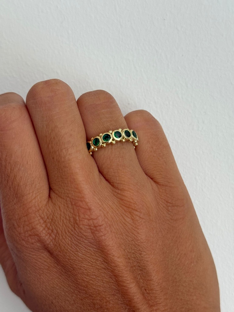 Anillo NUEVE Verde