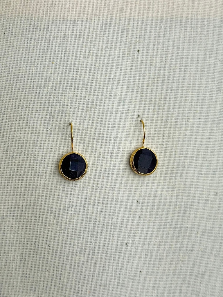 Pendiente Gota Morado