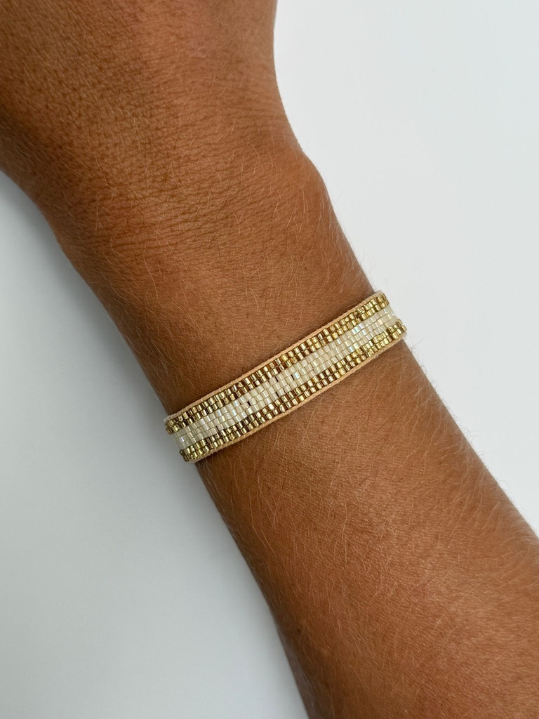 Pulsera BOMANI Marfil