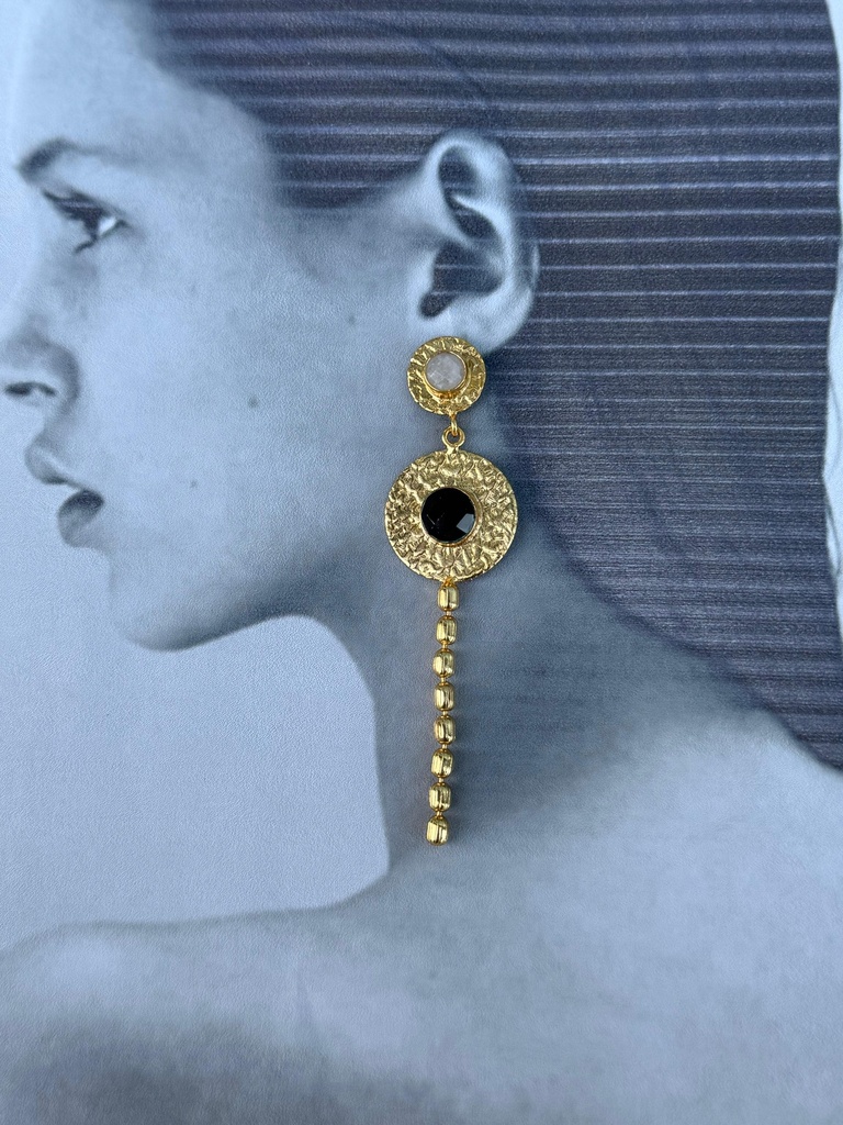 Pendiente PLATON Negro