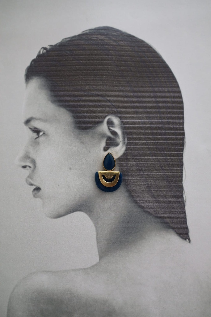 Pendiente GORKI Azul