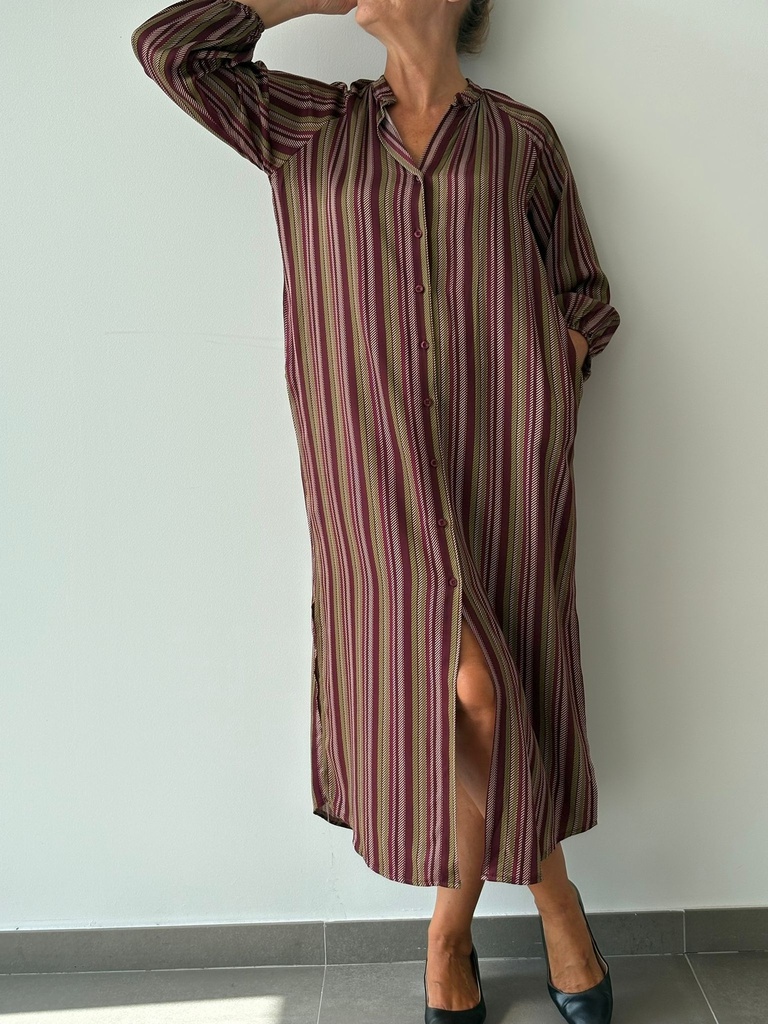Vestido VALENCIA Tinto