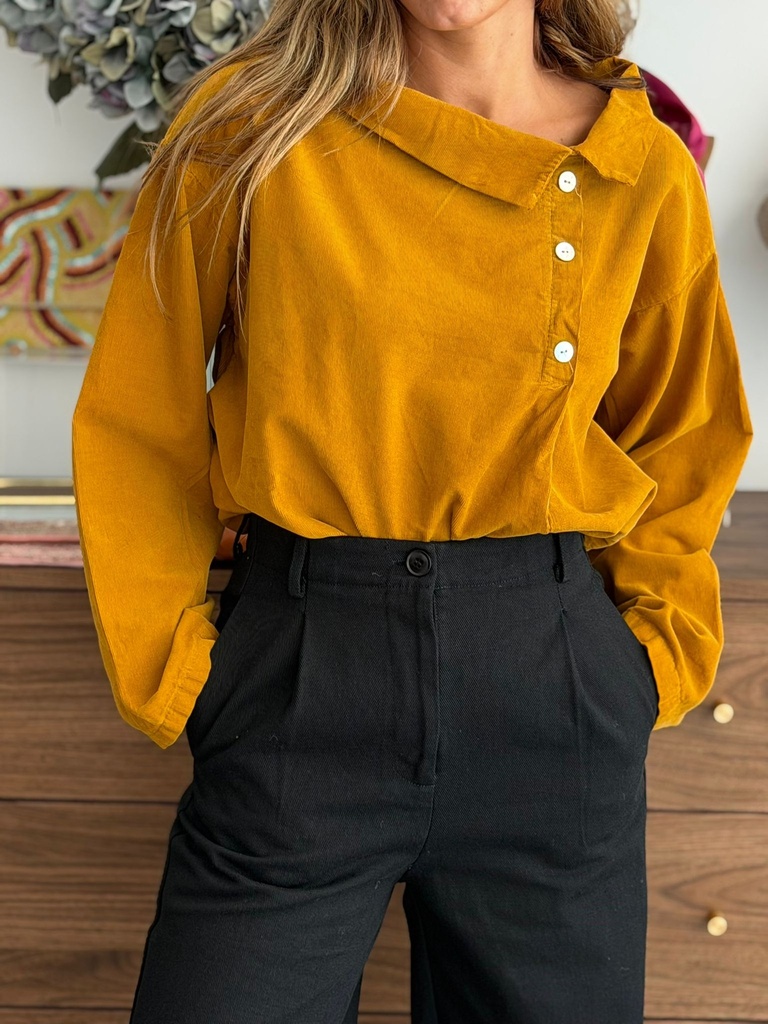 Camisa TARRAGONA Mostaza