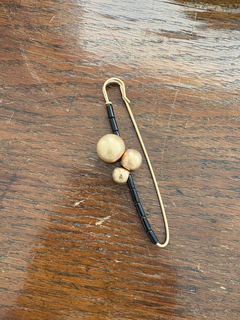 Broche BOLAS Negro