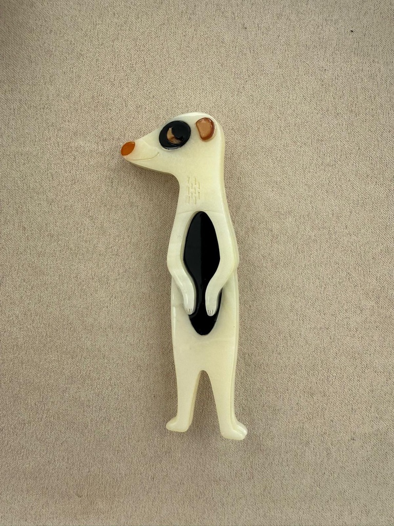 Broche SURI   2 Blanco