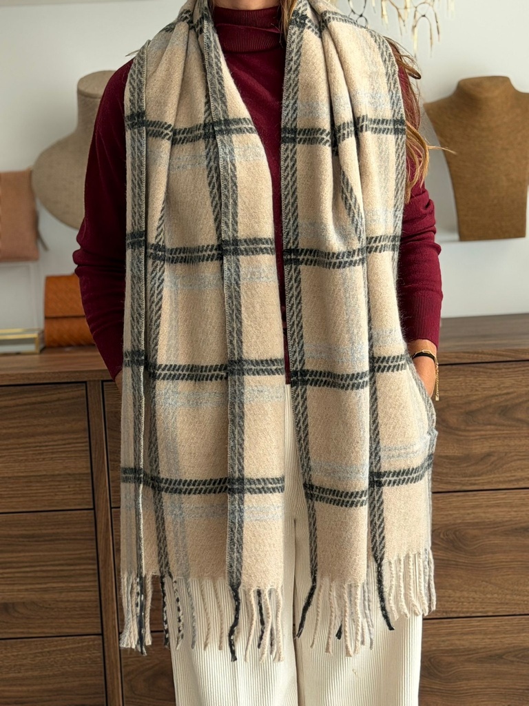Bufanda TRINEO Beige